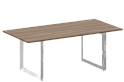 Стол для переговоров на О-образном металлокаркасе