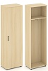 Гардероб узкий неглубокий универсальный, задняя стенка ЛДСП