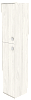 Офисный шкаф высокий комбинированный