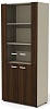 Офисный шкаф высокий комбинированный