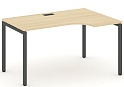 Стол рабочий эргономичный на П-образных опорах 40х40 (Левый/Правый)