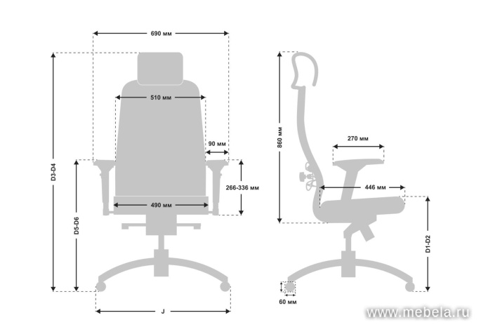 офисное кресло KL-3.04