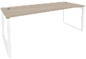 Стол руководителя на О-образном металлокаркасе