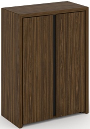 Офисный шкаф средний широкий (2 средних фасада ЛДСП)