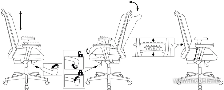 кресло MC-W611N