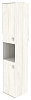 Офисный шкаф высокий узкий полузакрытый(Л/Пр)