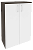 Офисный шкаф средний широкий (2 средних фасада ЛДСП)