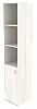 Офисный шкаф высокий узкий полузакрытый(Л/Пр)