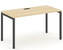 Стол письменный на металлокаркасе на П-образных опорах 40х40
