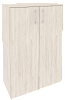 Офисный шкаф средний широкий (2 средних фасада ЛДСП)