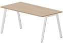 Стол рабочий на металлокаркасе (А-опоры / меламиновый аутлет)