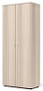 Офисный шкаф закрытый, высокий с полками