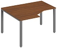 Стол эргономичный Trend на П-образном металлокаркасе, левый