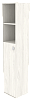 Офисный шкаф высокий узкий полузакрытый(Л/Пр)