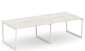 Стол переговорный на T2-образных опорах 40х40 (без лючков)