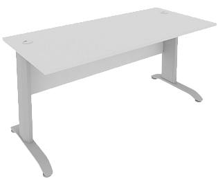 Стол письменный на L-образном металлокаркасе