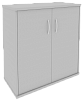 Офисный шкаф низкий широкий (2 низкие двери ЛДСП)