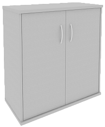 Офисный шкаф низкий широкий (2 низкие двери ЛДСП)