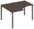 Стол эргономичный Trend на П-образном металлокаркасе, левый