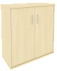 Офисный шкаф низкий широкий (2 низкие двери ЛДСП)