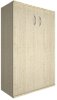 Офисный шкаф средний широкий (2 средние двери ЛДСП)