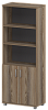 Офисный шкаф широкий высокий полузакрытый (ЛДСП)
