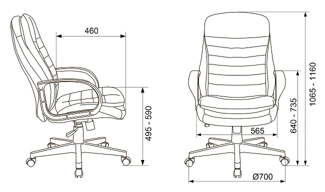 фото кресло T-9950PL №5