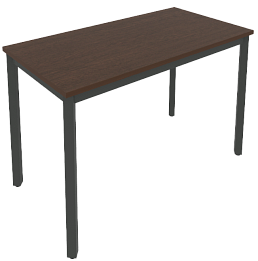 Стол письменный на П-образном металлокаркасе Slim