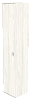 Офисный шкаф высокий узкий закрытый