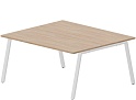 Составной Стол на 2 рабочих места (меламиновые аутлеты)