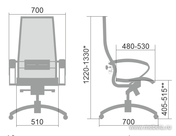 кресло Samurai Lux 2