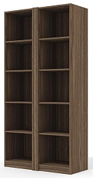 Офисный шкаф высокий комбинированный (полки ЛДСП)