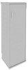 Офисный шкаф узкий средний закрытый, Л/Пр.