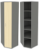Офисный шкаф для документов угловой