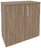 Офисный шкаф низкий широкий (2 низких фасада ЛДСП)