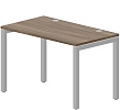 Стол рабочий на металлокаркасе (П-опоры / 2 громмета)