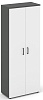 Офисный шкаф высокий широкий (2 высоких фасада, задняя стенка ЛДСП