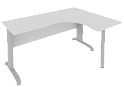 Стол эргономичный на металлокаркасе (правый)