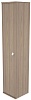Офисный шкаф высокий узкий закрытый