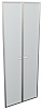 Комплект высоких стеклянных дверей (аллюм. рама)
